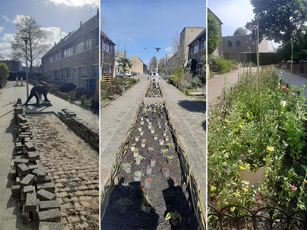 Tegels eruit groen erin, Piekfijn Tuinontwerp